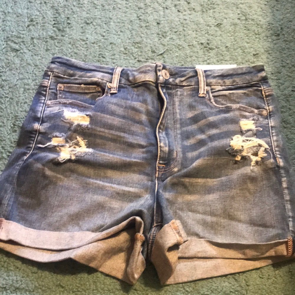 American eagle curvy hi rise Shorty stretch